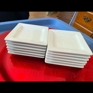 Set of 12 - Small 4 inch square appetizer plate